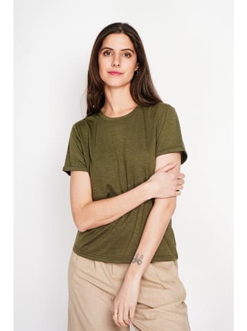 Le Jardin du Lin Shirt kaki