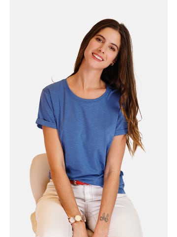 Le Jardin du Lin Shirt in Blau