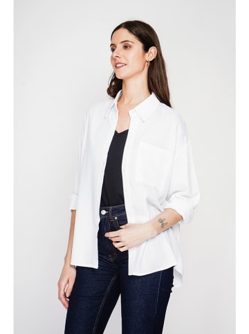 Le Jardin du Lin Linnen blouse wit