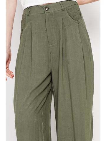 Le Jardin du Lin Hose in Khaki
