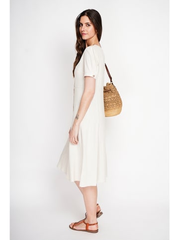 Le Jardin du Lin Leinen-Kleid in Creme