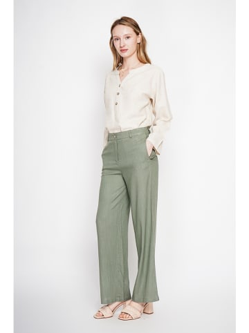 Le Jardin du Lin Linnen blouse crème