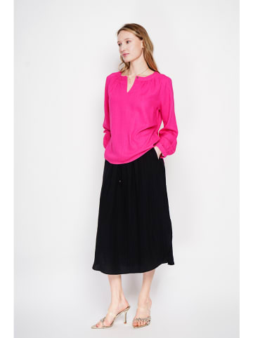 Le Jardin du Lin Lniana bluzka w kolorze różowym