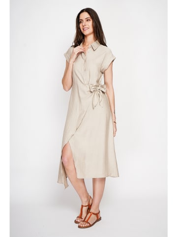 Le Jardin du Lin Kleid in Creme