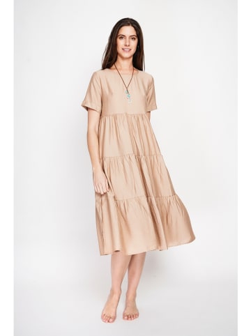 Le Jardin du Lin Jurk crème