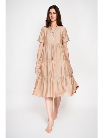 Le Jardin du Lin Kleid in Creme