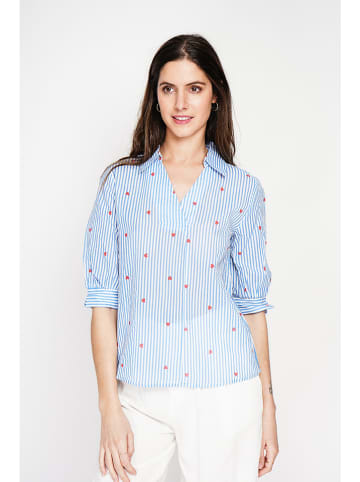 Le Jardin du Lin Bluzka w kolorze błękitnym