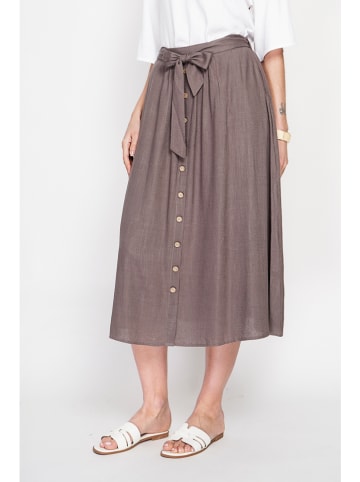 Le Jardin du Lin Linnen rok bruin