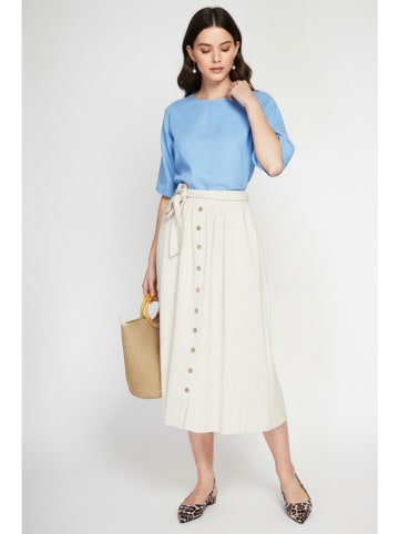 Le Jardin du Lin Linnen rok crème