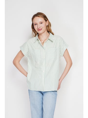 Le Jardin du Lin Bluzka w kolorze zielonym