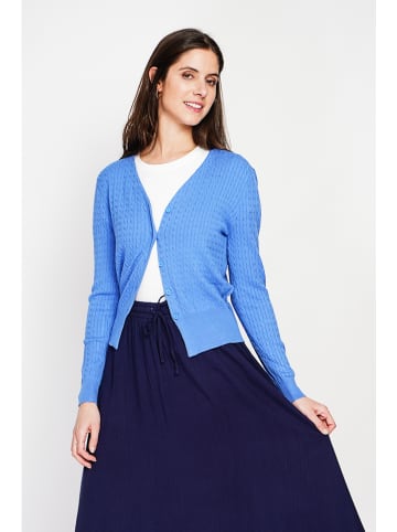 Le Jardin du Lin Kardigan w kolorze błękitnym
