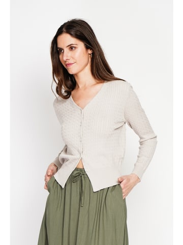 Le Jardin du Lin Cardigan in Creme