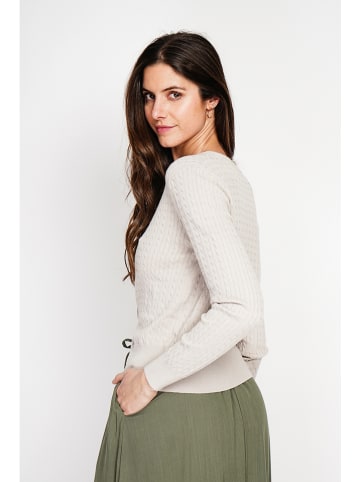 Le Jardin du Lin Cardigan in Creme