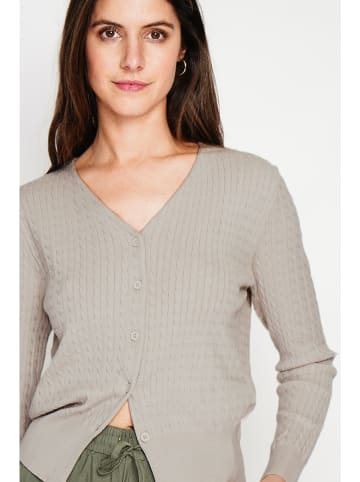 Le Jardin du Lin Cardigan in Taupe