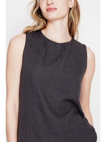 Le Jardin du Lin Linnen top zwart