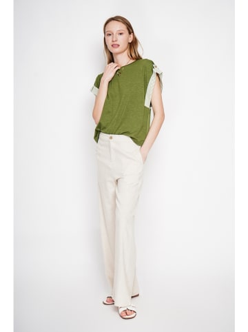 Le Jardin du Lin Shirt kaki