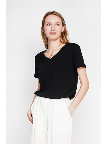 Le Jardin du Lin Shirt in Schwarz