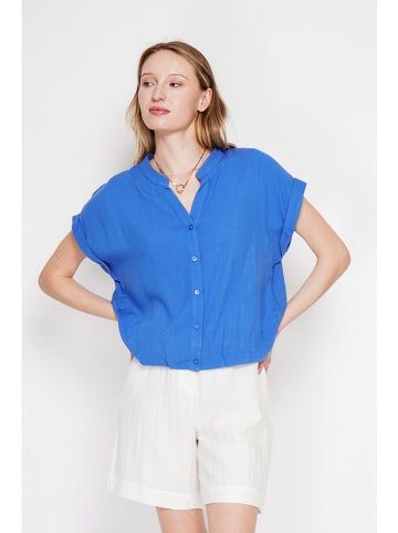 Le Jardin du Lin Bluzka w kolorze niebieskim
