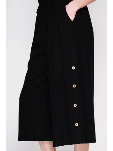 Le Jardin du Lin Leinen-Culotte in Schwarz