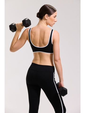 Onamaste Biustonosz sportowy "Flow" w kolorze czarnym