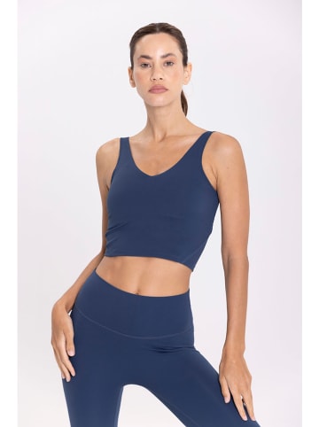 Onamaste Top sportowy w kolorze granatowym