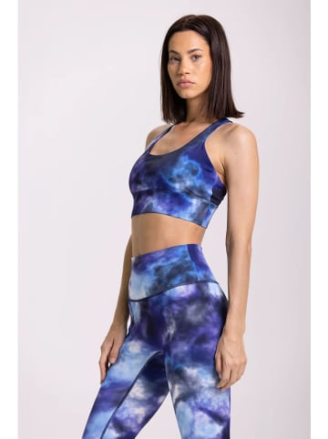 Onamaste Sport-BH "Iris" in Blau - Low