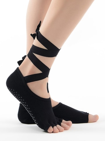 Onamaste Skarpety w kolorze czarnym do jogi