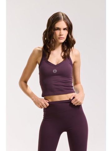 Onamaste Top sportowy "Karma" w kolorze fioletowym