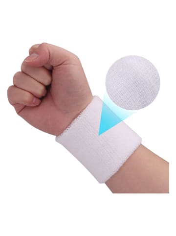 Onamaste Schweißarmband in Weiß