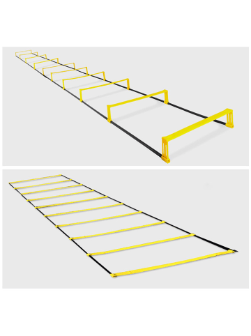 Onamaste Drabinka w kolorze żółto-czarnym do ćwiczeń