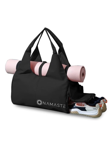 Onamaste Yogatasche in Schwarz - (L)20 x (B)12 x (H)3 cm