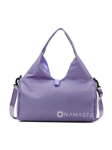 Onamaste Torba w kolorze fioletowym do jogi - 20 x 12 x 3 cm