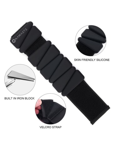 Onamaste Obciążniki w kolorze czarnym na nadgarstki i kostki