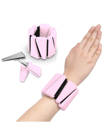 Onamaste Handgelenk- und Knöchelgewichte in Rosa