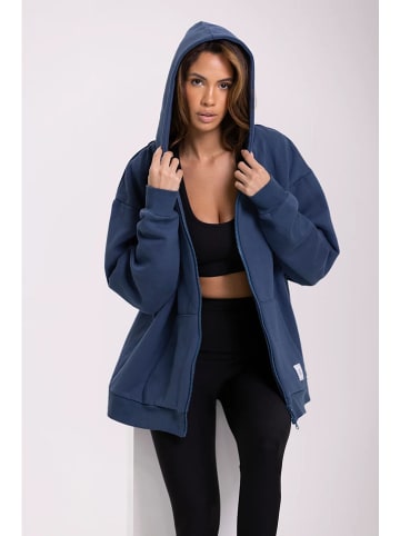 Onamaste Sweatjacke "Flow" in Blau