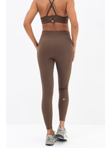 Onamaste Trainingsleggings "Geneva" in Braun