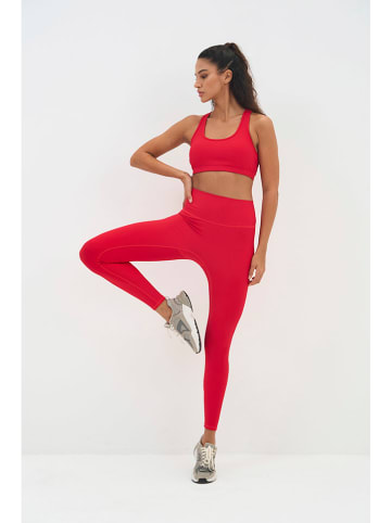 Onamaste Trainingsleggings "Lotus" in Rot
