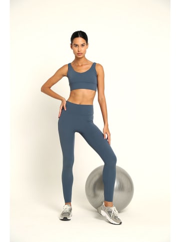 Onamaste Trainingsleggings "Mantra" in Dunkelblau