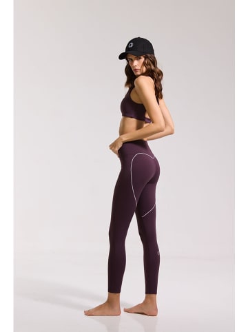 Onamaste Legginsy sportowe "Karma" w kolorze fioletowym