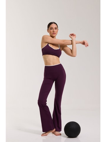 Onamaste Trainingsleggings "Flair Yska" in Pflaume