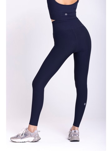 Onamaste Trainingsleggings "Lotus" in Dunkelblau