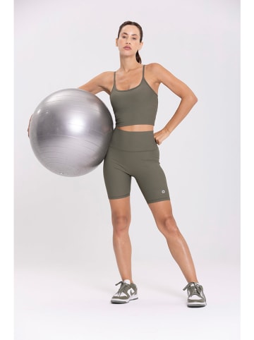 Onamaste Szorty sportowe w kolorze khaki