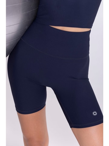 Onamaste Trainingsshorts "Lotus" in Dunkelblau