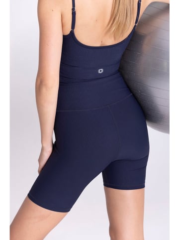 Onamaste Trainingsshorts "Lotus" in Dunkelblau