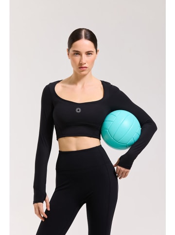 Onamaste Koszulka sportowa "Bluma" w kolorze czarnym