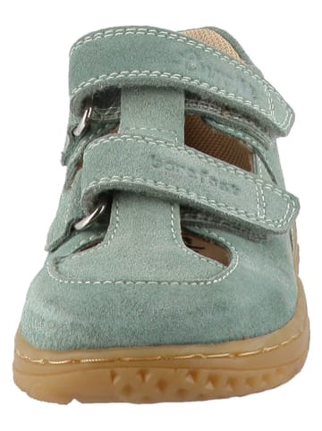 Lurchi Leder-Barfuß-Halbsandalen "Senti" in Türkis