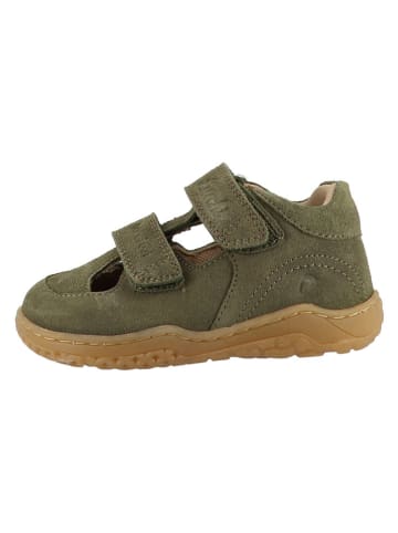 Lurchi Leren barefootenkelsandalen "Senti" kaki