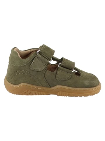 Lurchi Leder-Barfuß-Halbsandalen "Senti" in Khaki
