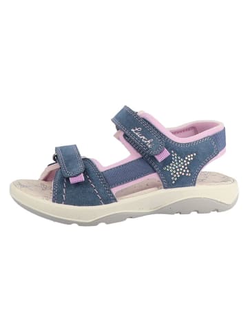 Lurchi Leder-Sandalen "Fizzi" in Blau