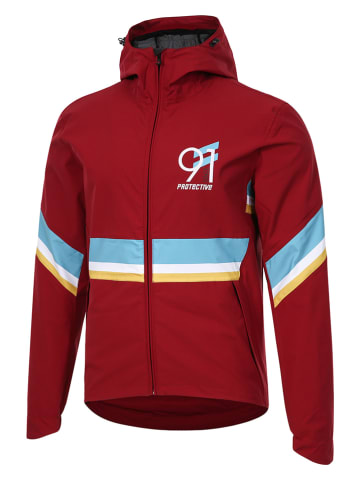 Protective Kurtka przeciwdeszczowa "Sugar Mountain" w kolorze bordowym